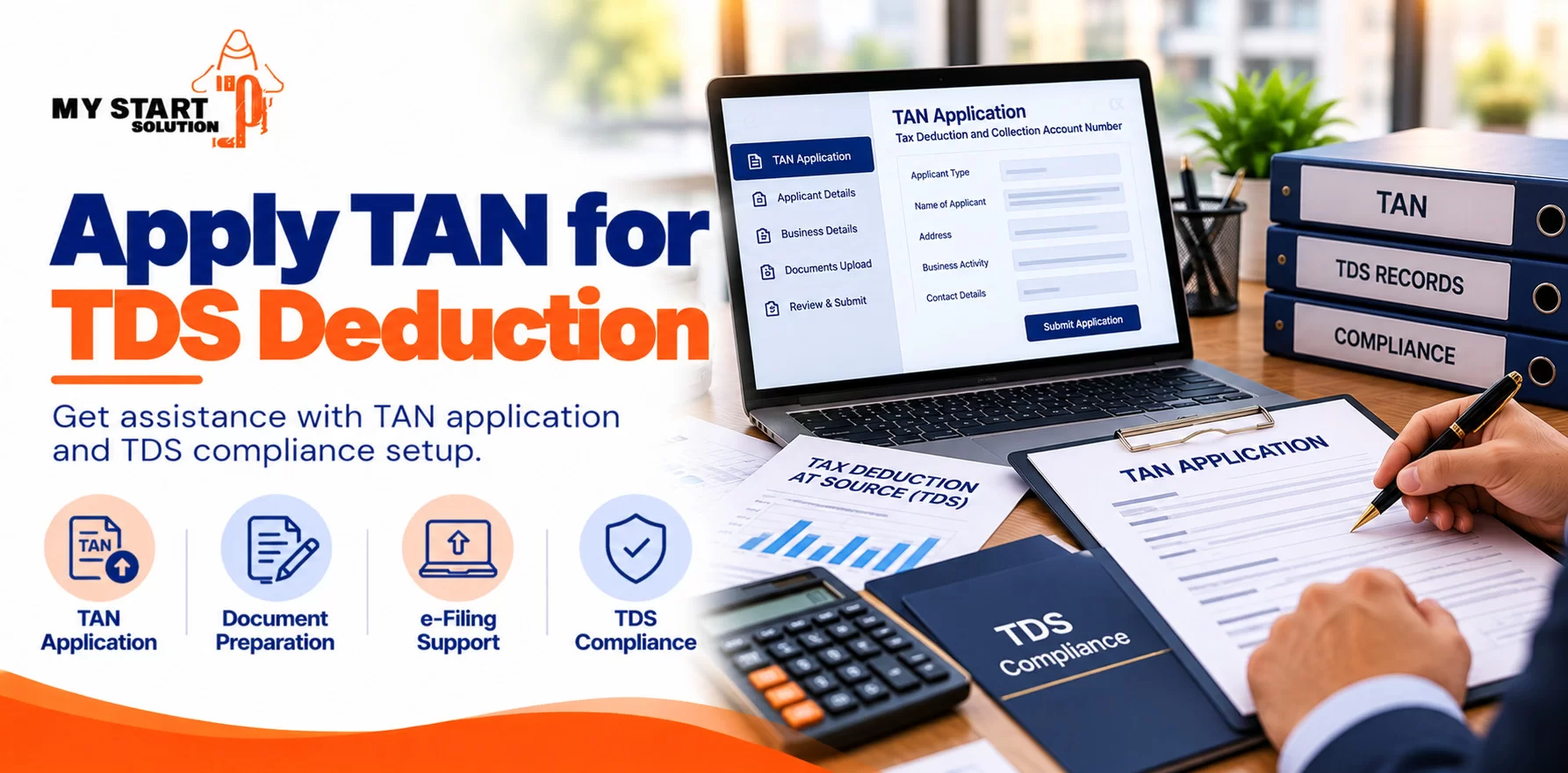 Apply TAN for TDS Deduction