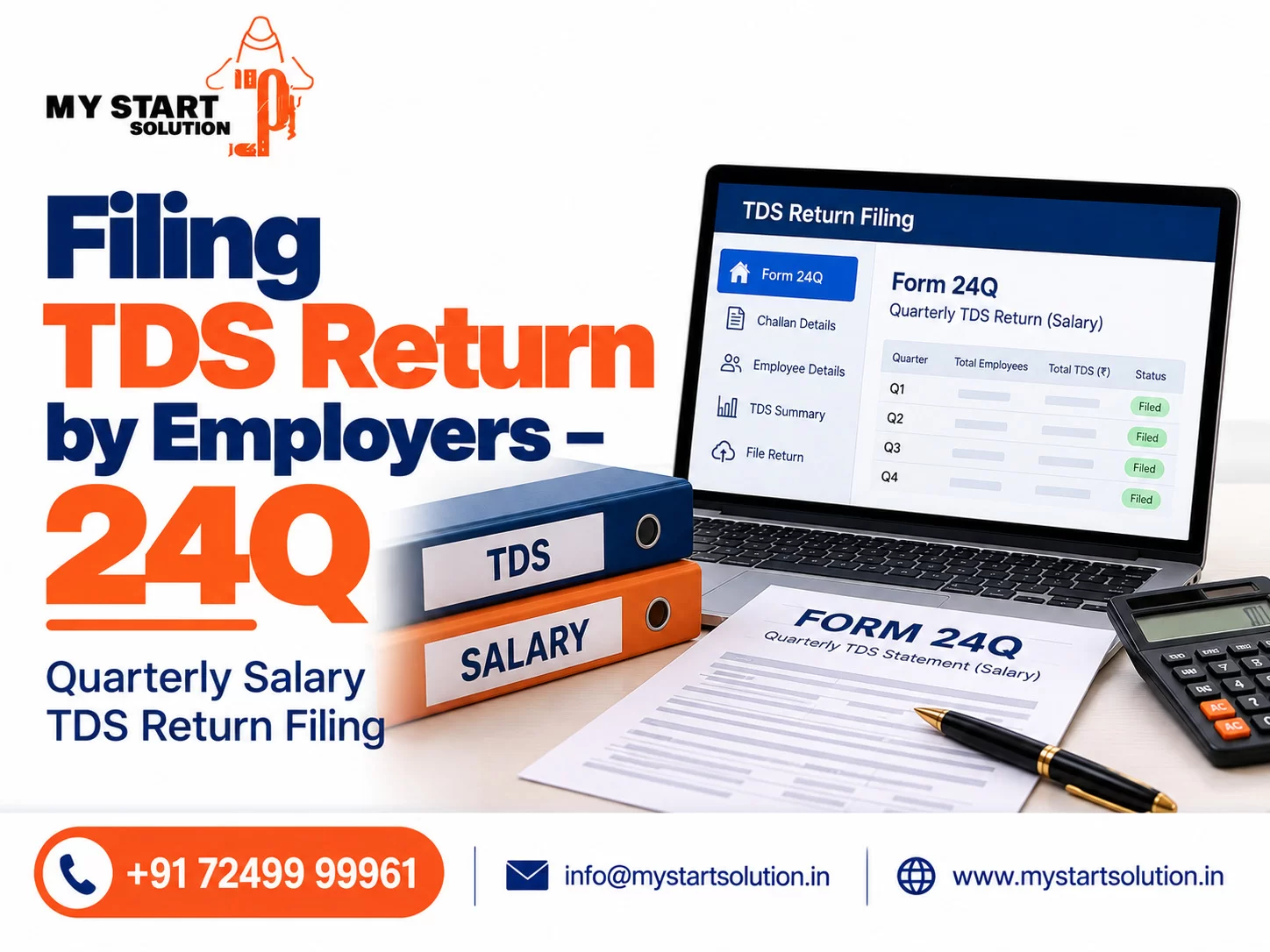 Filing TDS Return by Employers 24Q